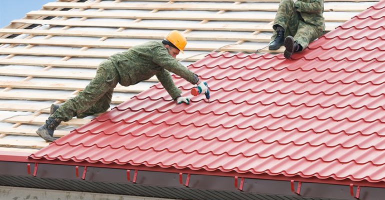 Erzene profesyonel Şed Çatı – Onduline örneği